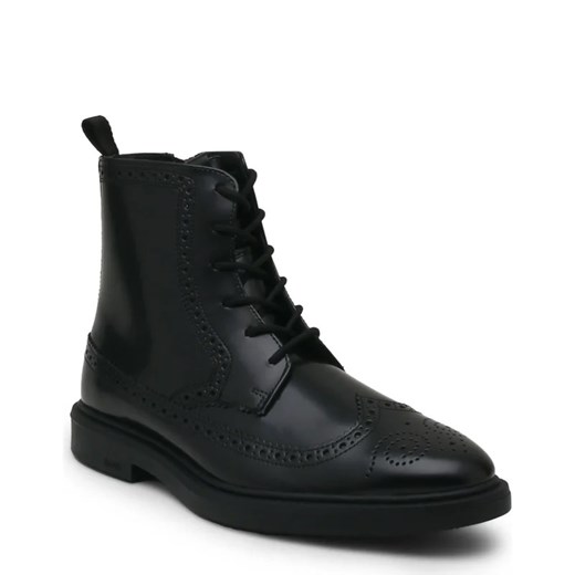 BOSS BLACK Skórzane buty Larry Halb brbu ze sklepu Gomez Fashion Store w kategorii Buty zimowe męskie - zdjęcie 163935368