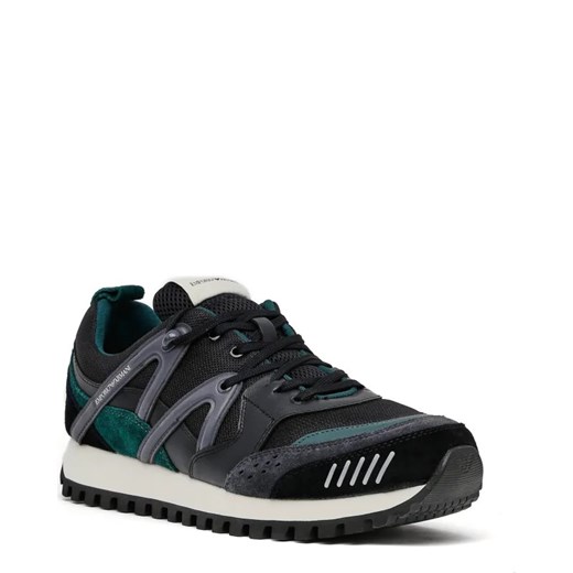 Emporio Armani Sneakersy | z dodatkiem skóry Emporio Armani 40 promocyjna cena Gomez Fashion Store