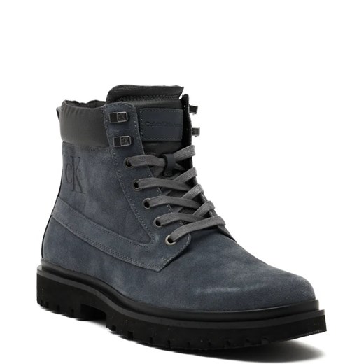 Buty zimowe męskie Calvin Klein z tworzywa sztucznego