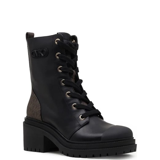 Workery damskie Michael Kors czarne sznurowane z tkaniny