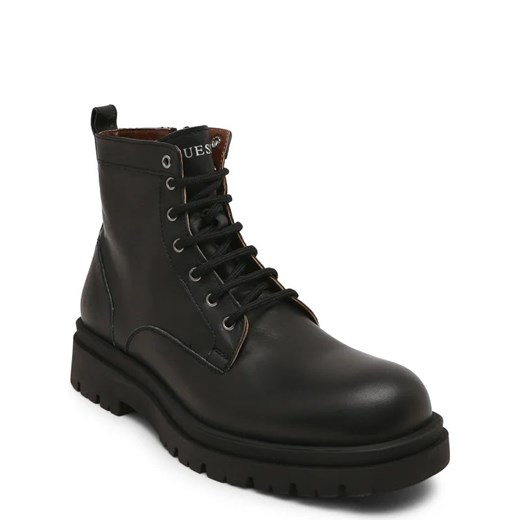 Buty zimowe męskie Guess z tworzywa sztucznego