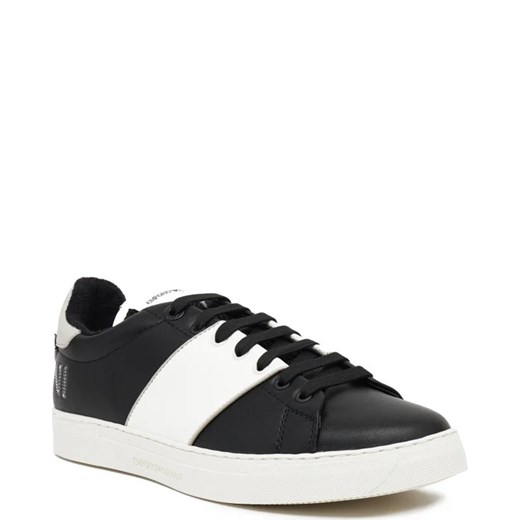 Emporio Armani Skórzane trampki Emporio Armani 46 promocja Gomez Fashion Store