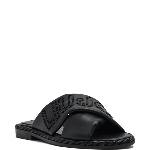 Liu Jo Klapki PEPITA 05 | z dodatkiem skóry Liu Jo 36 Gomez Fashion Store okazja