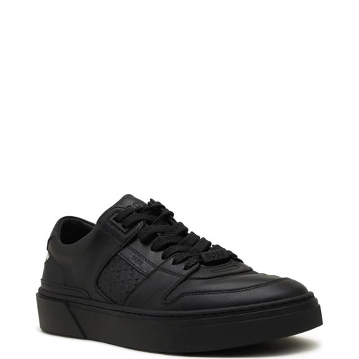 Buty sportowe męskie BOSS HUGO ze skóry