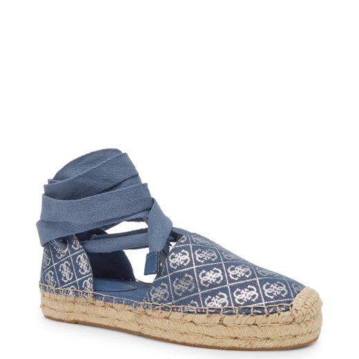 Espadryle damskie Guess casual w nadruki płaskie