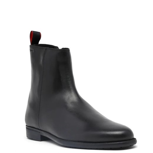 Buty zimowe męskie Hugo Boss jesienne bez zapięcia z tkaniny