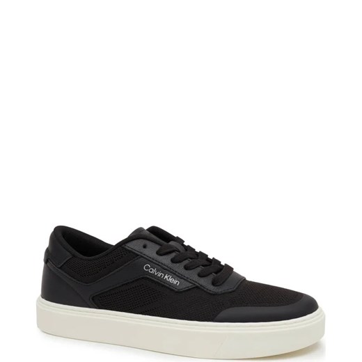 Calvin Klein Trampki LOW TOP LACE UP KNIT | z dodatkiem skóry Calvin Klein 41 okazyjna cena Gomez Fashion Store