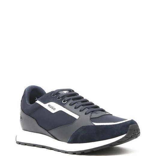 HUGO Sneakersy Icelin_Runn_nypu | z dodatkiem skóry 43 Gomez Fashion Store okazyjna cena