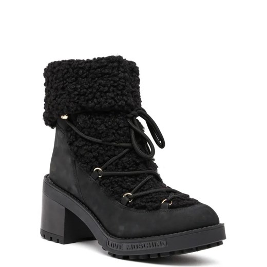 Workery damskie Love Moschino casual z tworzywa sztucznego