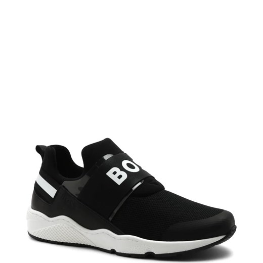 Buty sportowe dziecięce czarne Boss Kidswear