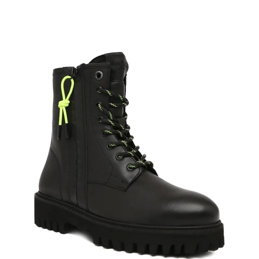 Pepe Jeans workery damskie sznurowane tkaninowe