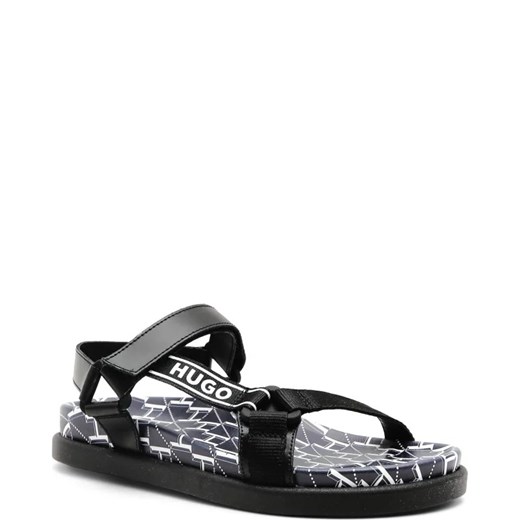 HUGO Skórzane sandały Jumble Sporty ze sklepu Gomez Fashion Store w kategorii Sandały damskie - zdjęcie 163938269