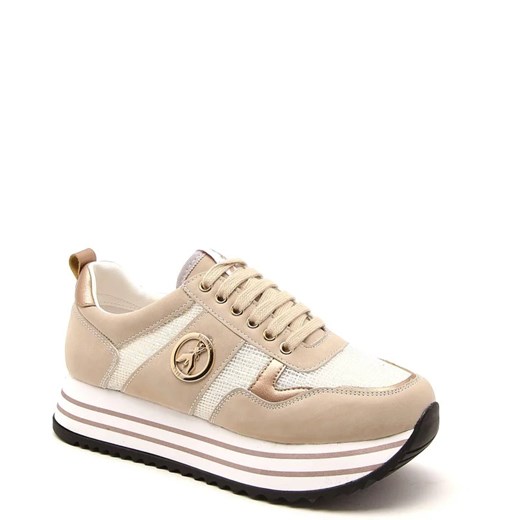 Patrizia Pepe Sneakersy | z dodatkiem skóry Patrizia Pepe 36 wyprzedaż Gomez Fashion Store
