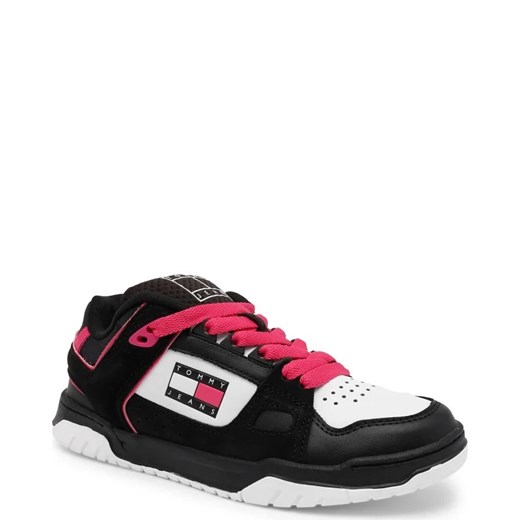 Buty sportowe damskie Tommy Jeans sneakersy skórzane