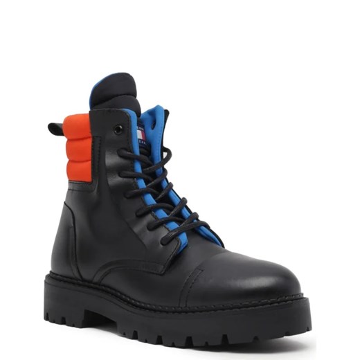 Buty zimowe męskie Tommy Jeans z tworzywa sztucznego 