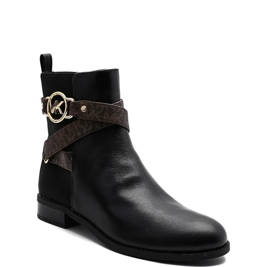 Botki Michael Kors z zamkiem na płaskiej podeszwie casualowe