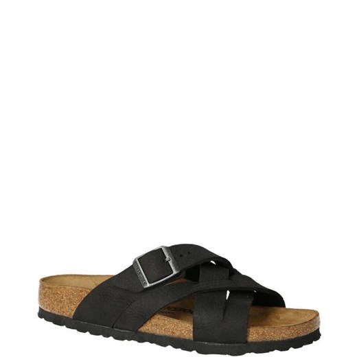 Birkenstock Skórzane klapki Lugano LEOI 40 Gomez Fashion Store