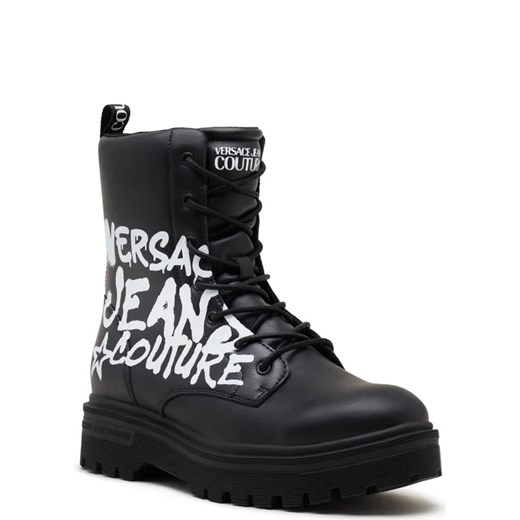 Versace Jeans Couture Skórzane buty wysokie 41 okazja Gomez Fashion Store