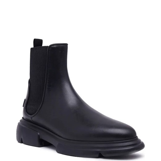 Emporio Armani Skórzane sztyblety Emporio Armani 40 Gomez Fashion Store okazja