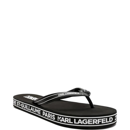 Klapki damskie Karl Lagerfeld z tworzywa sztucznego