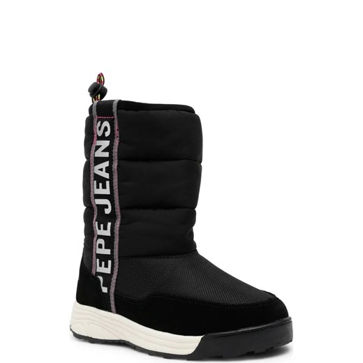 Buty zimowe dziecięce Pepe Jeans śniegowce skórzane 