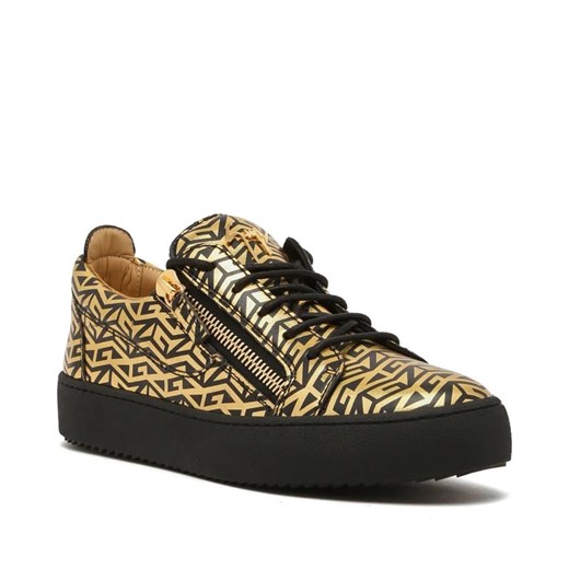 Giuseppe Zanotti Trampki LOGOBALL | z dodatkiem skóry Giuseppe Zanotti 43 okazyjna cena Gomez Fashion Store
