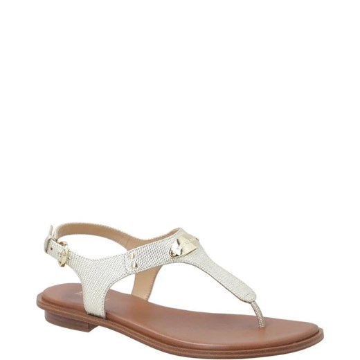 Michael Kors Skórzane sandały MK PLATE ze sklepu Gomez Fashion Store w kategorii Sandały damskie - zdjęcie 163940215