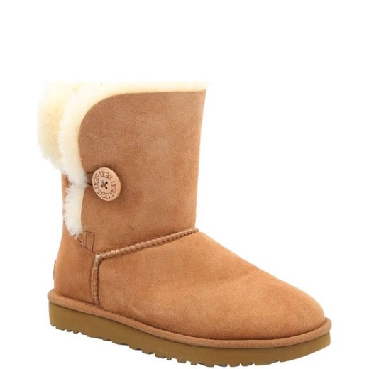 UGG Skórzane śniegowce W Bailey Button II | z dodatkiem wełny 39 Gomez Fashion Store