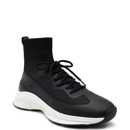 Karl Lagerfeld Sneakersy LUX FINESSE Hi Pull On Runner | z dodatkiem skóry ze sklepu Gomez Fashion Store w kategorii Buty sportowe męskie - zdjęcie 163940525