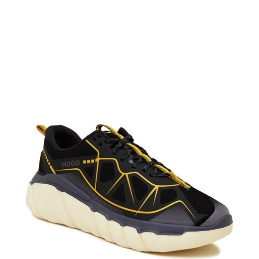HUGO Sneakersy Xeno Runn | z dodatkiem skóry ze sklepu Gomez Fashion Store w kategorii Buty sportowe męskie - zdjęcie 163940698