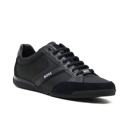 BOSS Sneakersy Saturn | z dodatkiem skóry 40 promocyjna cena Gomez Fashion Store