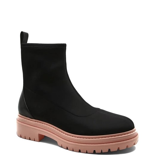 Workery damskie czarne Michael Kors z tkaniny bez zapięcia 