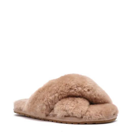 EMU Australia Wełniane obuwie domowe Mayberry | z dodatkiem skóry ze sklepu Gomez Fashion Store w kategorii Kapcie damskie - zdjęcie 163940827