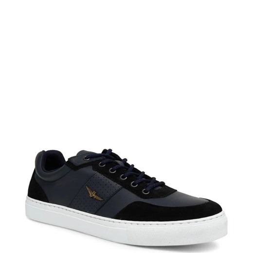 Aeronautica Militare Skórzane sneakersy Aeronautica Militare 44 wyprzedaż Gomez Fashion Store