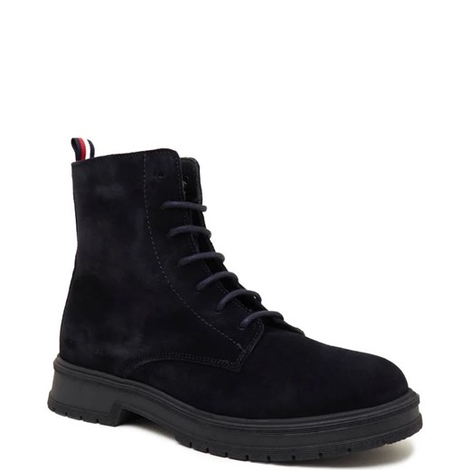 Buty zimowe męskie Tommy Hilfiger z tworzywa sztucznego