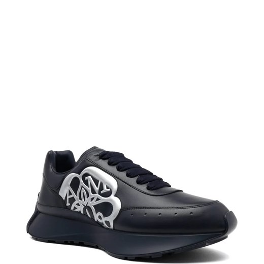 Alexander McQueen Skórzane sneakersy SPITINT 45 okazyjna cena Gomez Fashion Store