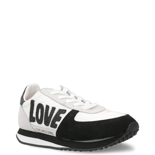 Love Moschino Skórzane sneakersy ze sklepu Gomez Fashion Store w kategorii Buty sportowe damskie - zdjęcie 163941356