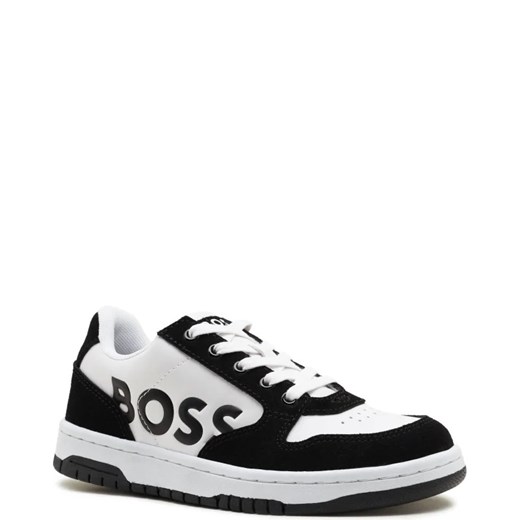 BOSS Kidswear Skórzane sneakersy ze sklepu Gomez Fashion Store w kategorii Buty sportowe dziecięce - zdjęcie 163942269