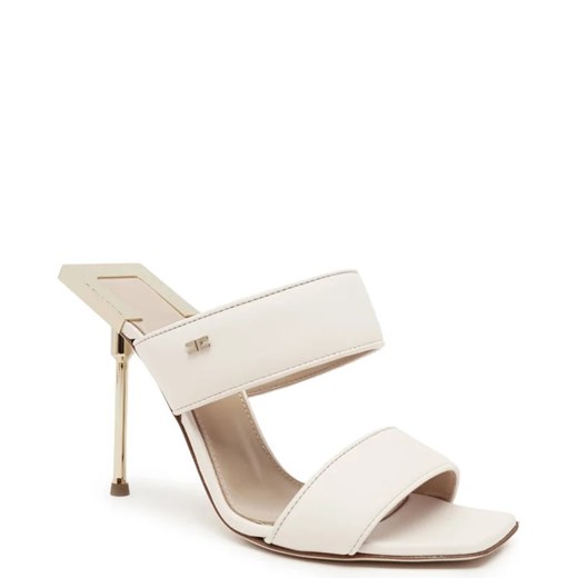 Elisabetta Franchi Skórzane sandały na szpilce ze sklepu Gomez Fashion Store w kategorii Klapki damskie - zdjęcie 163942558