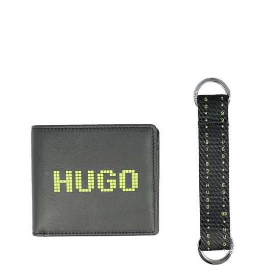 HUGO Skórzany portfel + brelok GBHM_4 cc k hold ze sklepu Gomez Fashion Store w kategorii Portfele męskie - zdjęcie 163942675