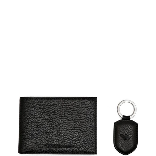 Emporio Armani Skórzany portfel + brelok ze sklepu Gomez Fashion Store w kategorii Portfele męskie - zdjęcie 163942787