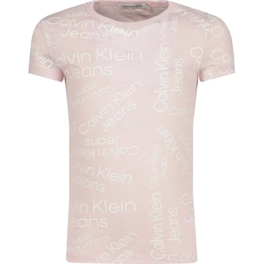 CALVIN KLEIN JEANS T-shirt | Regular Fit ze sklepu Gomez Fashion Store w kategorii Bluzki dziewczęce - zdjęcie 163943077