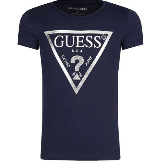 Bluzka dziewczęca Guess bawełniana