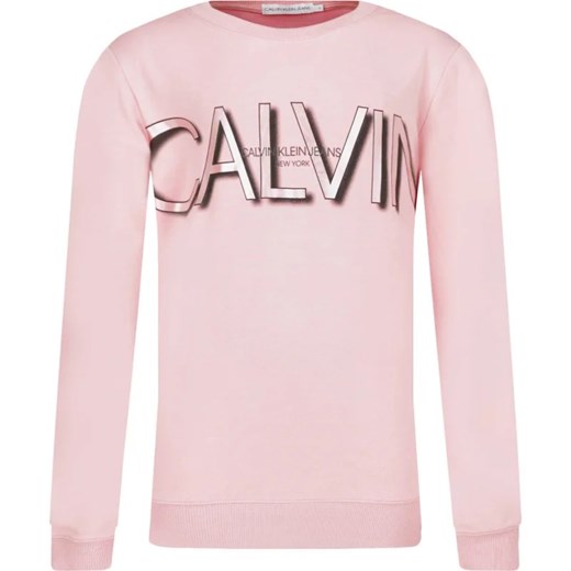 Bluza dziewczęca różowa Calvin Klein 