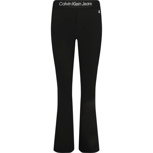 CALVIN KLEIN JEANS Spodnie PUNTO TAPE FLARE | flare fit ze sklepu Gomez Fashion Store w kategorii Spodnie dziewczęce - zdjęcie 163943986