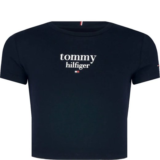Tommy Hilfiger T-shirt | Cropped Fit ze sklepu Gomez Fashion Store w kategorii Bluzki dziewczęce - zdjęcie 163944118