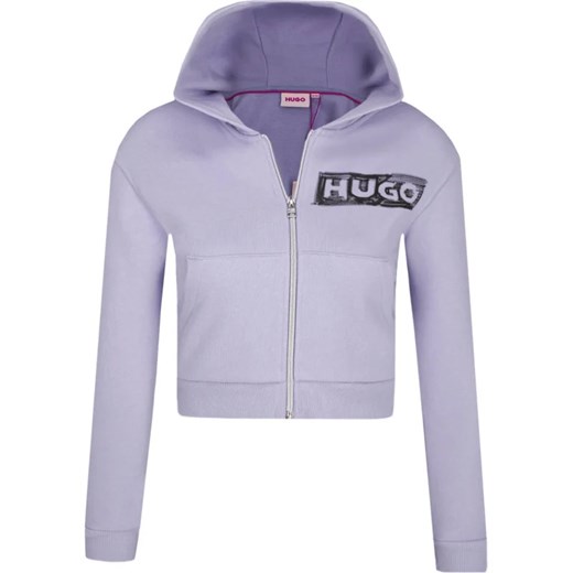 HUGO KIDS Bluza | Regular Fit ze sklepu Gomez Fashion Store w kategorii Bluzy dziewczęce - zdjęcie 163944125
