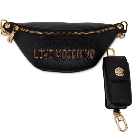 Love Moschino Skórzana saszetka nerka/torebka na ramię ze sklepu Gomez Fashion Store w kategorii Nerki - zdjęcie 163944189