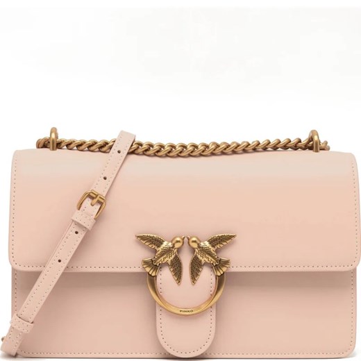 Pinko Skórzana torebka na ramię LOVE ONE CLASSIC Pinko Uniwersalny Gomez Fashion Store