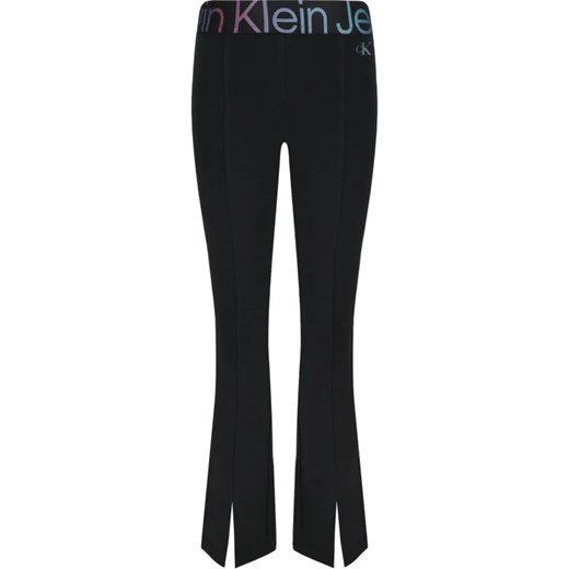 Spodnie dziewczęce czarne Calvin Klein 